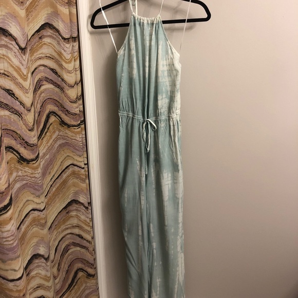TIE DYE JUMPSUIT W/ OPEN BACK - Picture 1 of 6